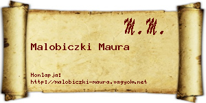 Malobiczki Maura névjegykártya